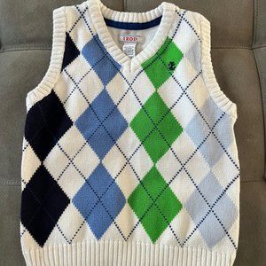 Izod Boy's Argyle Vest